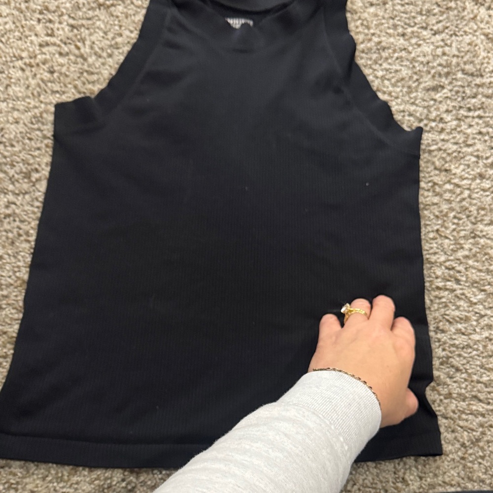 Athleta Black Sleeveless Women's Top